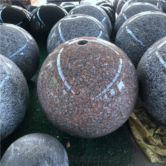 Granite Floating Ball Fountain