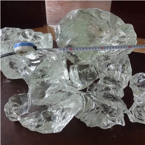 White Glass Rocks Stone for Sale