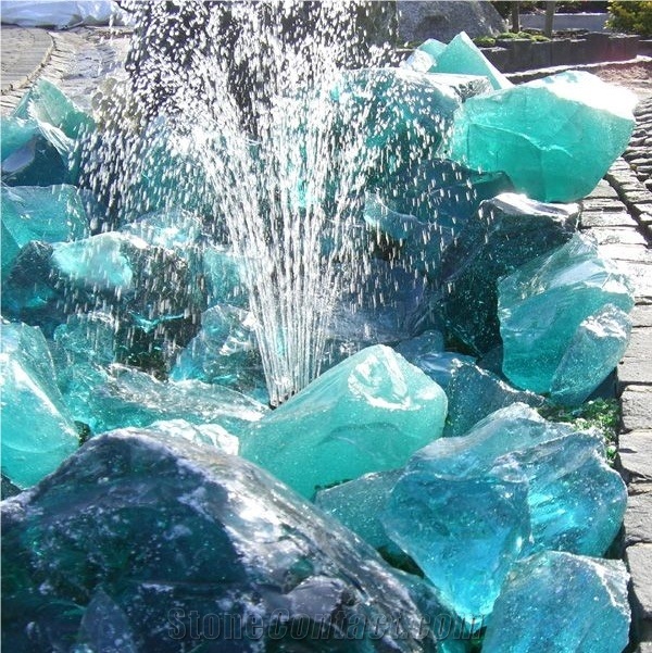 White Glass Rocks Stone for Sale