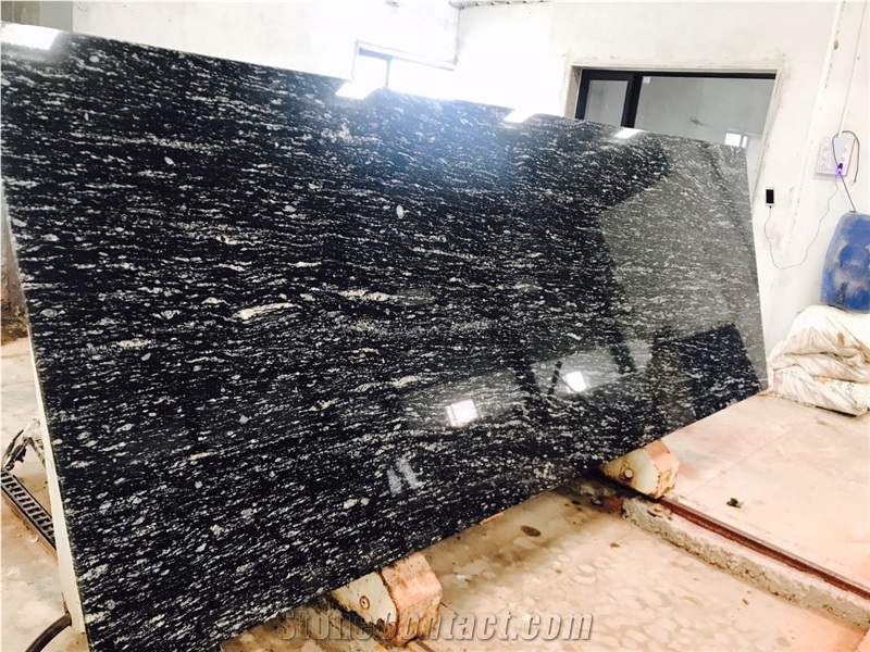 Black Marquino Granite Slabs
