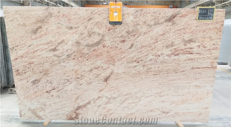 Ivory Brown Granite Slabs