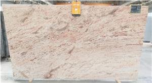 Ivory Brown Granite Slabs