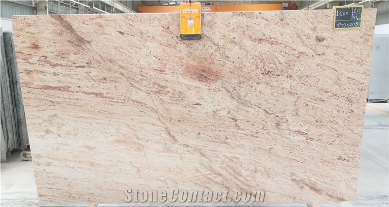 Ivory Brown Granite Slabs