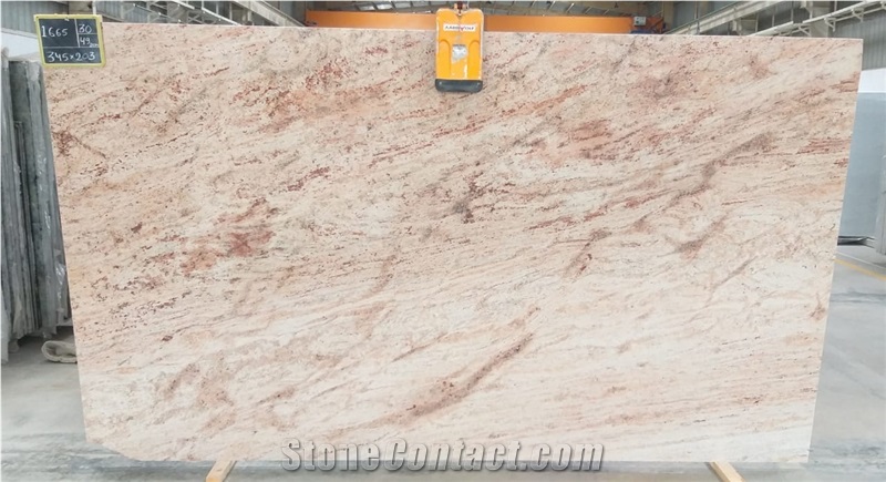 Ivory Brown Granite Slabs