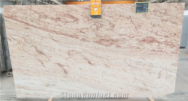 Ivory Brown Granite Slabs