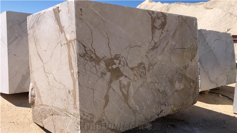 Breccia Champagne Marble Block, Italy Beige Marble