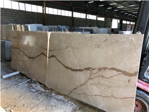 Breccia Champagne Marble Block, Italy Beige Marble