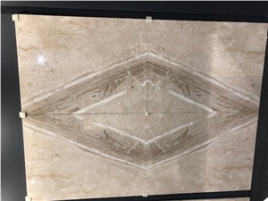 Breccia Champagne Marble Block, Italy Beige Marble