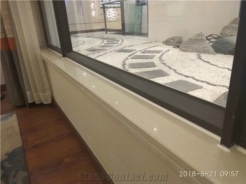 Beige Artificial Marble Stairs & Steps