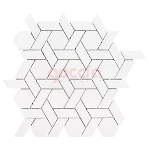 Azalea Mosaic Bianco Dolomiti Marble Mosaic