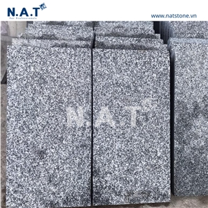 Vietnam Dark Grey Granite Flamed Slabs And Tiles