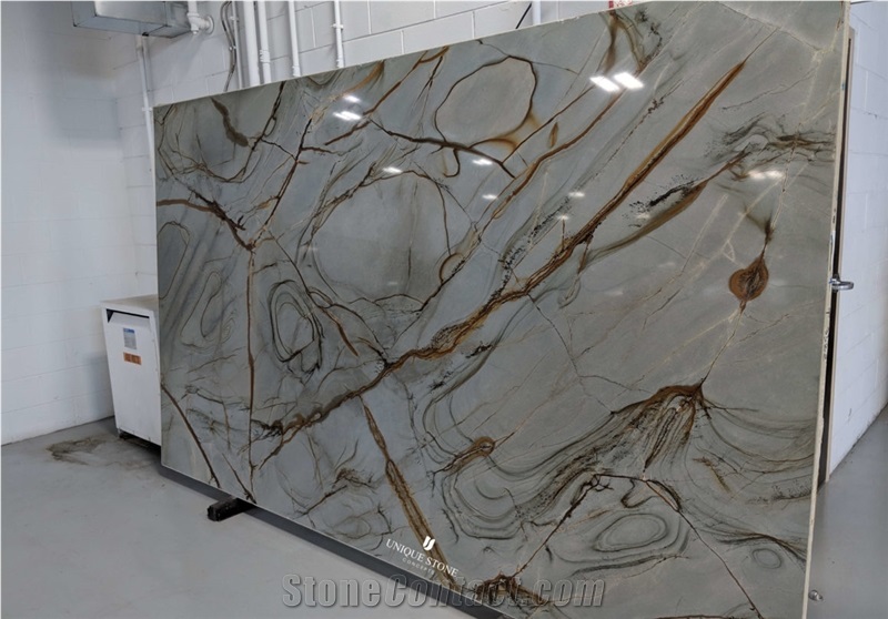 Blue Roma Quartzite Kitchen Bar Top Slpashwall