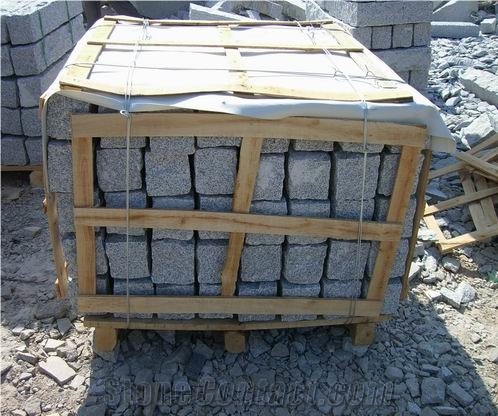 China G666 Red Porphyry Cube Stone Exterior Pavers