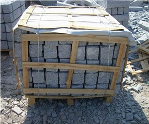 China G666 Red Porphyry Cube Stone Exterior Pavers
