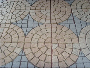 China G666 Red Porphyry Cube Stone Exterior Pavers