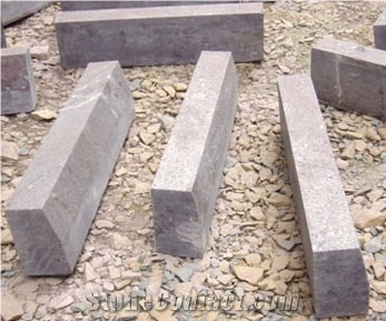 China Grey Blue Stone Kerbstone Garden Pavers Curb
