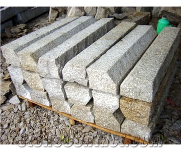 China Grey Granite Exterior Stone Kerbstone / Curb