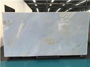 China Lemon Ice Marble Spring Blue River Sinks / Basin