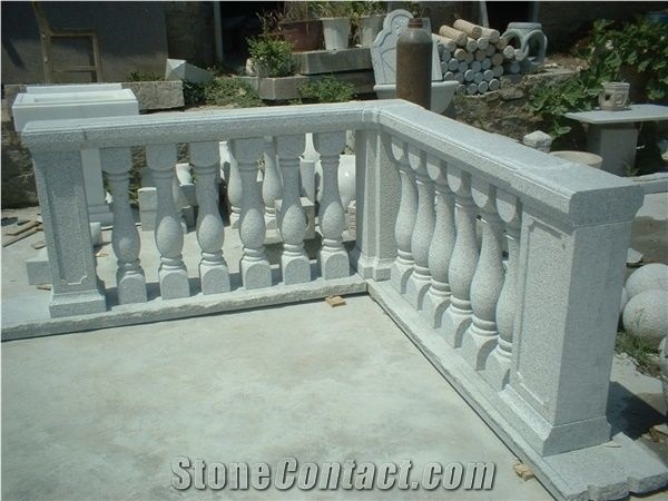 China White Granite Balustrade Railing for Exterior