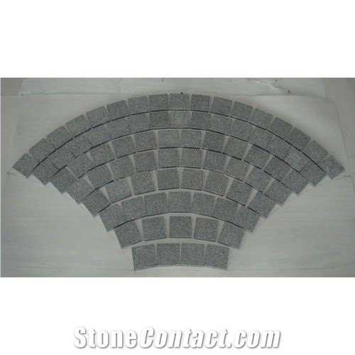 G603 Grey Granite Wall Panel Stone Split Cube Stone