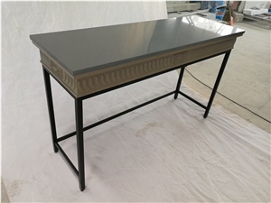 Grey Quartz Stone Solid Surafce Table Top