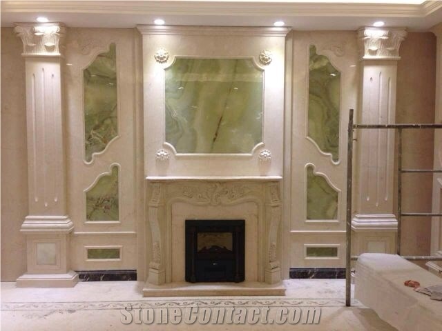 India Forest Green Onyx Slab
