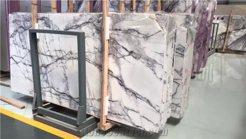 Milas Liac Mugla New York Marble Slab, Tile Interior Flooring