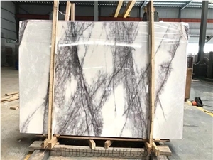 Milas Lilac Medium Marble Slabs Withh Heavily Vein