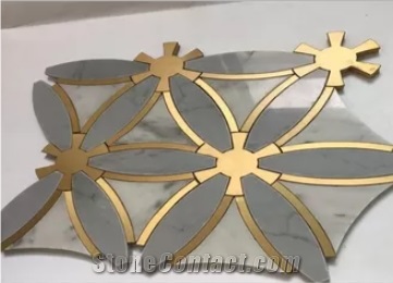 Palissandro Blue Marble Mosaic Art Wall Panel