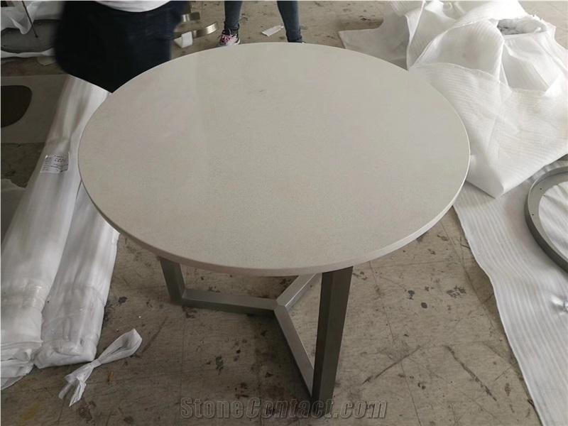 Pure White Quartz Stone Countertops / Table Top