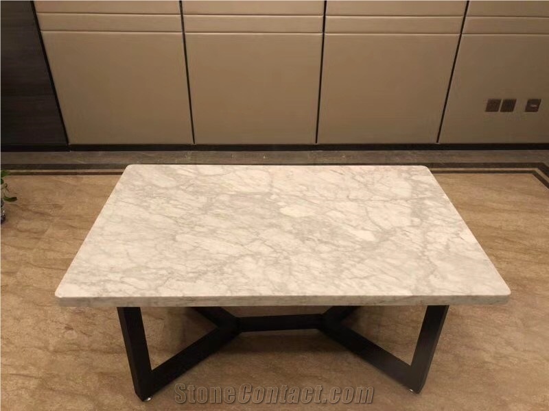 Statuario Venato Marble Office Conference Table