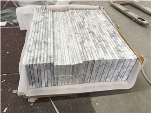 White Marble Villa Interior Stairs / Floor Step,Risers
