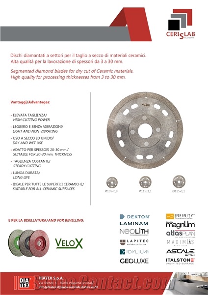 Drycut - Diamond Blades for Dry Cut on Ceramics