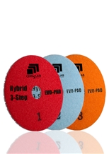 Steps3 - Polishing Pads for Ceramic Slabs