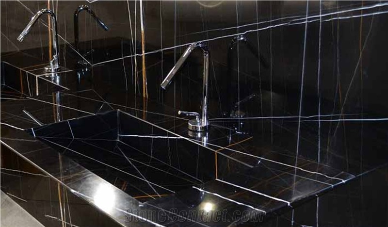Noir Aziza/Black Aziza Marble Blocks