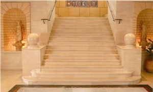 Thala Beige Marble Stairs