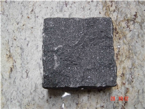 Black Granite Cobble Stone