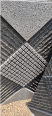 Grey Basalt Blasted Accent