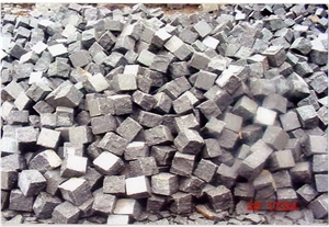 Handcut Basalt Cobble Stone