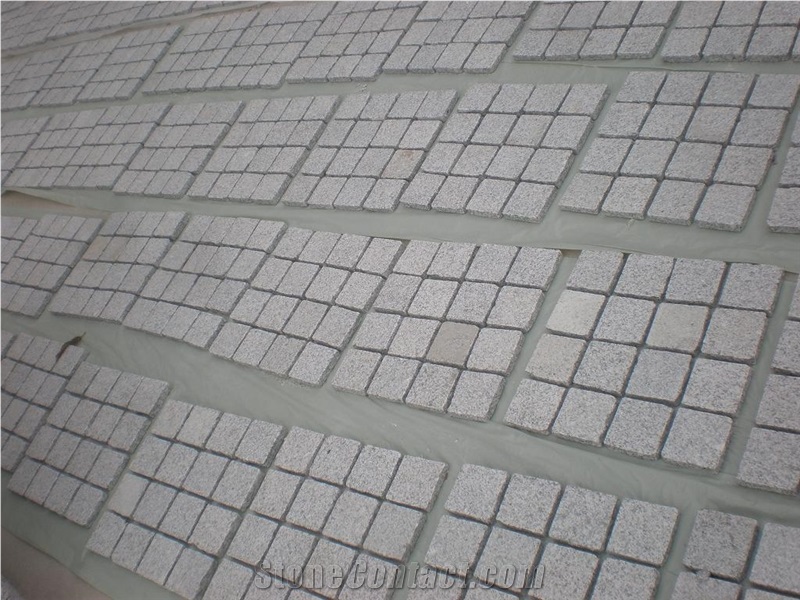 Kandla Grey Sandstone Ordinary Driveway Cobblestone, Pavers