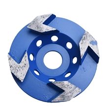 The 4 Inch 4 Arrow Segments Grinding Cup Wheel