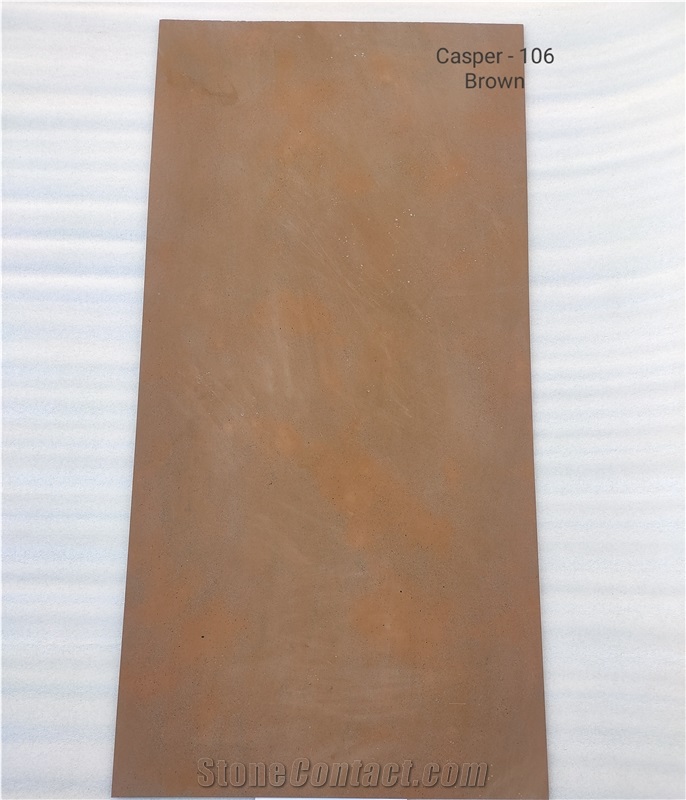 Concrete Brown Flexible Stone Veneer Sheets