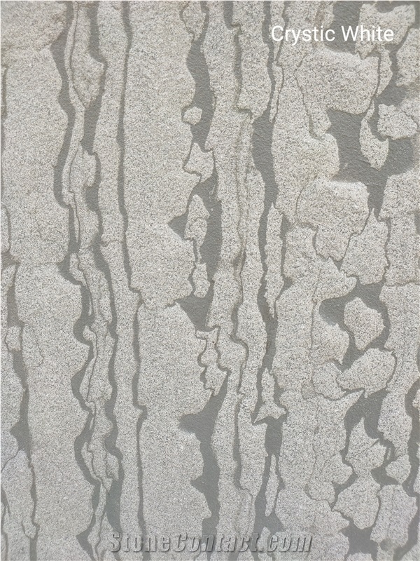 Crystic White Flexible Thin Stone Veneer Sheets