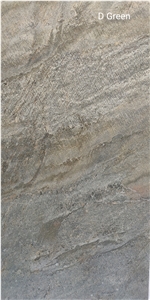 D Green Slate Flexible Thin Stone Veneer Sheet