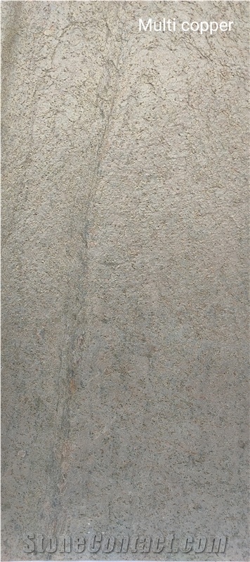 Multi Copper Slate Flexible Thin Stone Veneer Sheet