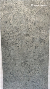 Ocean Green Slate Flexible Thin Stone Veneer Sheet