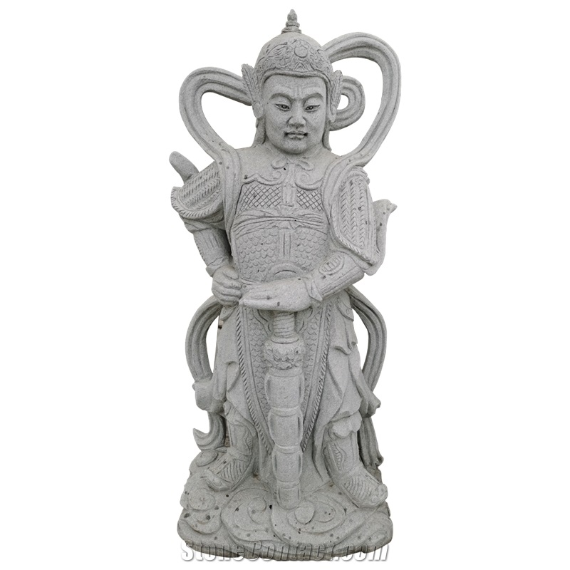 Chinese Handmade Religious Stone Carving