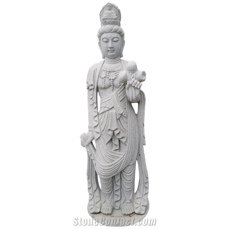 Chinese Handmade Religious Stone Carving