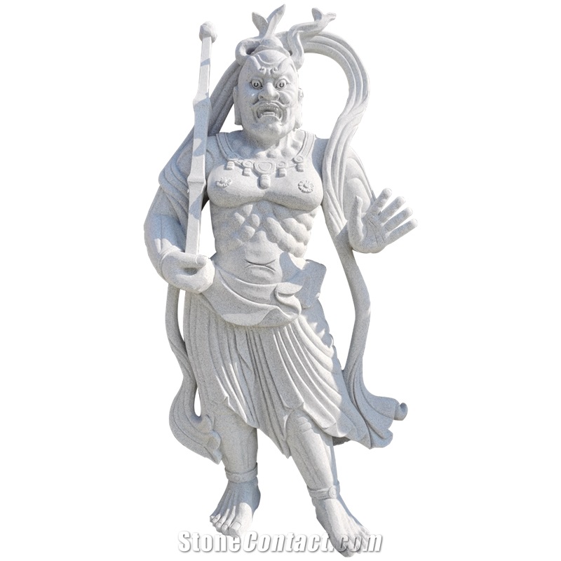 Chinese Handmade Religious Stone Carving