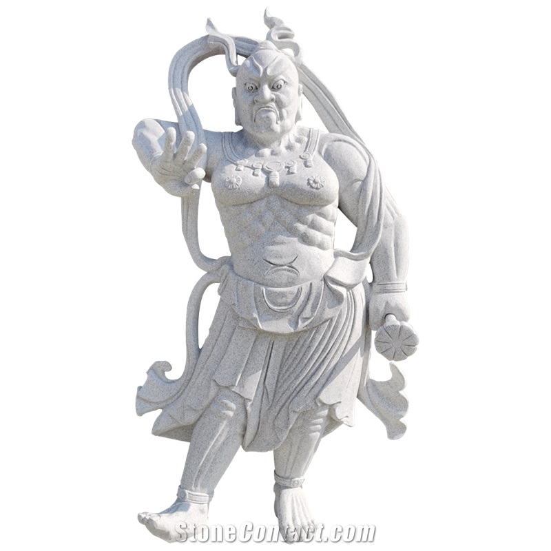 Chinese Handmade Religious Stone Carving